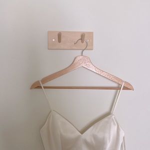 BHLDN Catherine Dean Wedding gown satin top separate with open seams sweat heart